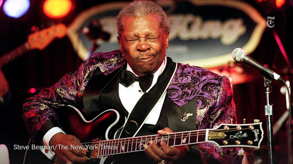 nytimesarts's tweet photo. B. B. King, Defining Bluesman for Generations, Dies at 89 http://t.co/AgMf3CvRqb http://t.co/N78KnHUMTl