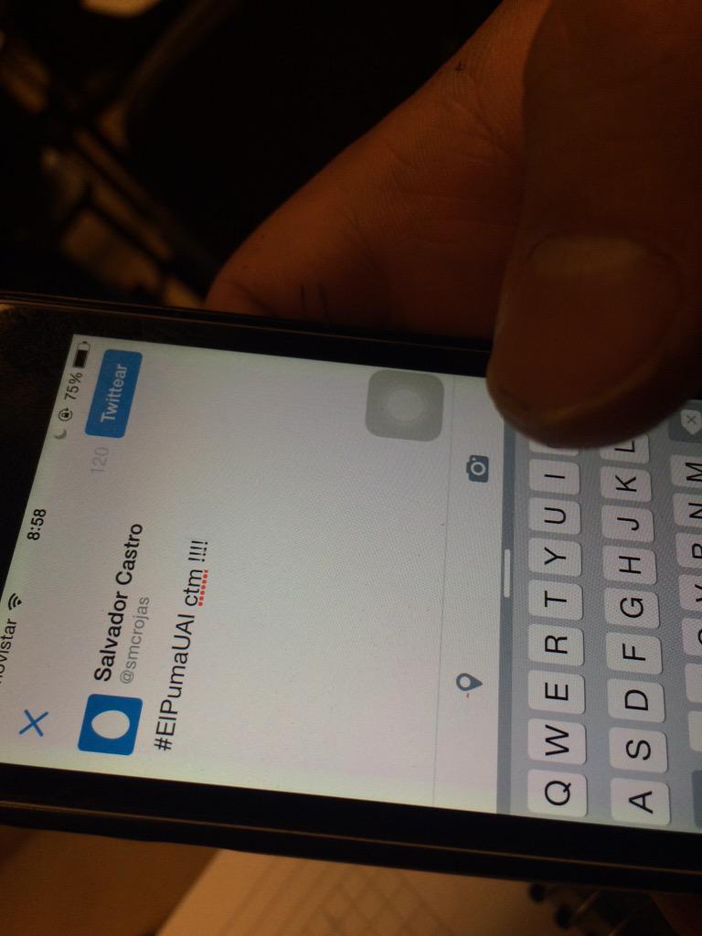 Xakiox_'s tweet photo. Aprendan csm y muevan los dedos, apañen ! #ElPumaUAI http://t.co/dnjGE4npHp