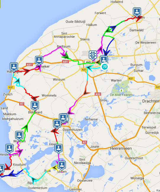 11stedentocht's tweet photo. Zie hier de routekaart, waarop we ook dit jaar weer live te volgen zullen zijn http://t.co/ldHYBkxlTj #ESRM2015 http://t.co/pkjKArasNy