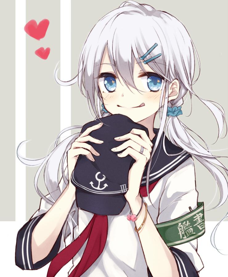 響(艦これ) 「おさげ響 」|べるっこのイラスト