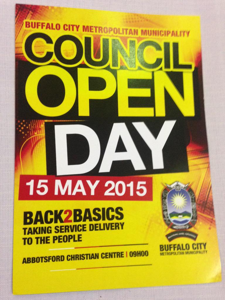 BCMMNews's tweet photo. BCMM invites you. #Back2Basics #TakingServiceDeliveryToThePeople http://t.co/pPfV6vvuSv