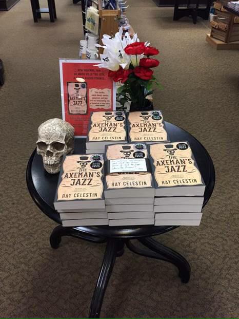 Sophiemorme's tweet photo. Any other booksellers want to share  #AxemansJazz display pics?Check these out from @WaterstonesDrak @WaterstonesLHX http://t.co/DbHqDbQd2Z