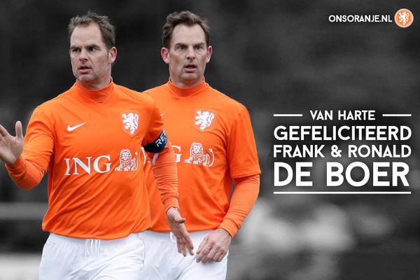 Happy birthday to Ronald and Frank de Boer. 