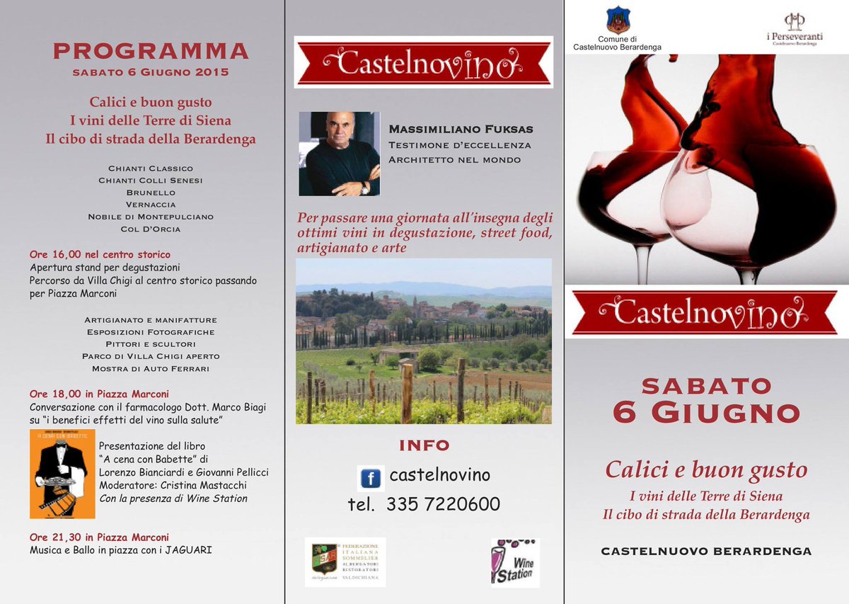 Castelnovino's tweet photo. Vi aspettiamo!!! @Castelnovino20 @vernacciasg @corsignano @AgricolaSFelice @felsinawines @PoggioBonelli @Valerialosi http://t.co/yvEA5VacRj