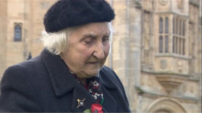 BBCNewsbeat's tweet photo. 92-year-old poppy seller found dead was "exhausted" by requests for money from charities http://t.co/EY4oOYSVkB http://t.co/OqpB9ZwWie