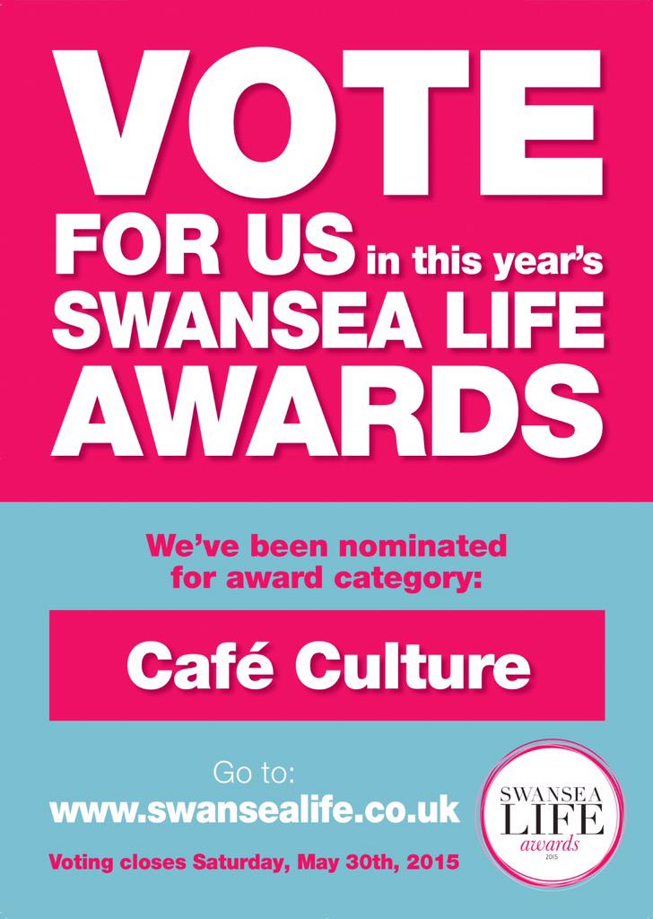 tyfelfed's tweet image. PLEASE vote for us, category 3 - Cafe Cultures - Ty Felfed surveymonkey.com/s/SLAWARDSVOTE