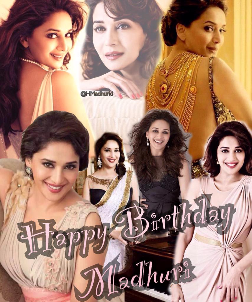 <a href="/MadhuriDixit/">Madhuri Dixit Nene</a> ❤️❤️HAPPY BIRTHDAY MADHURI love u wish u all ur coming days filled with happiness nd joy <a href="/TeamMadhuriD/">Team M</a>