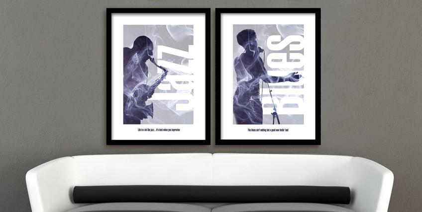 postermode's tweet image. Listening to the likes of Charlie Parker and Billie Holiday inspired these @ postermode.com/and-all-that-j… #jazz #blues