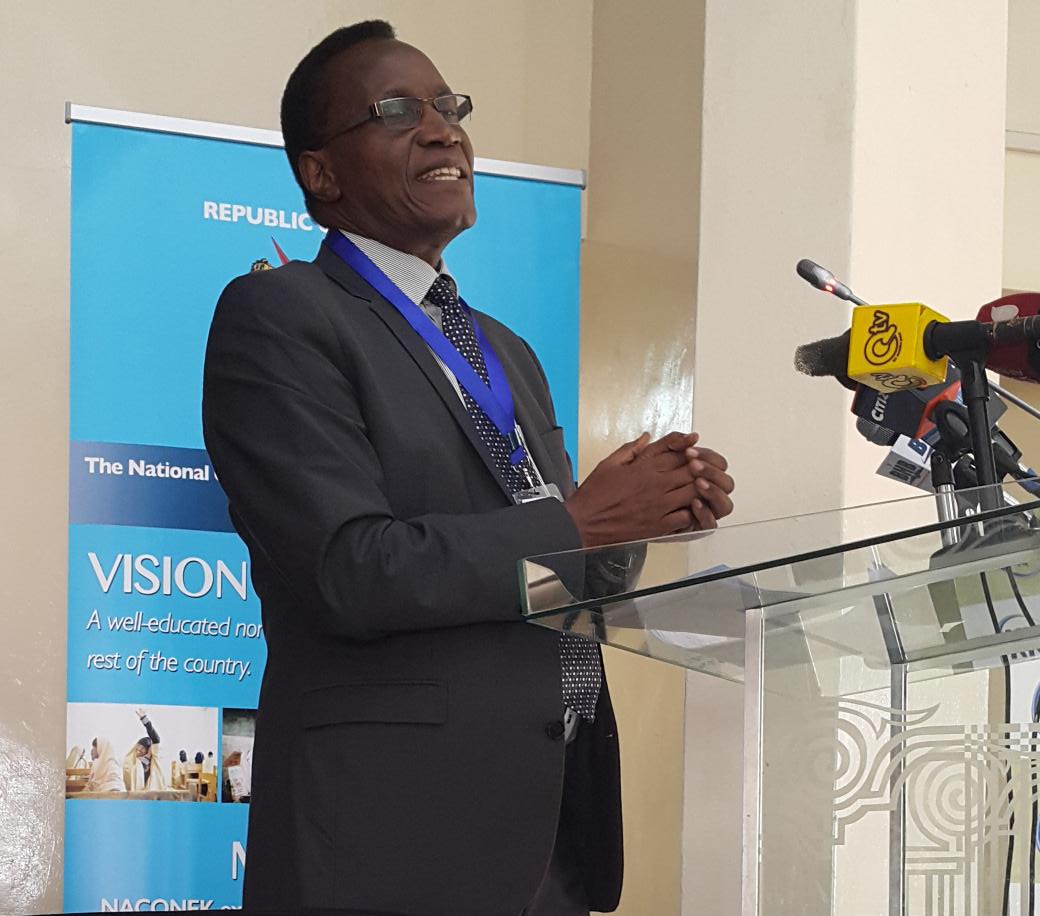 UNICEFKenya's tweet photo. Cabinet Sec. for Education Prof. Kaimenyi addresses guests during launch of National Council of Nomadic Educ Kenya http://t.co/cQ3BPrShiV