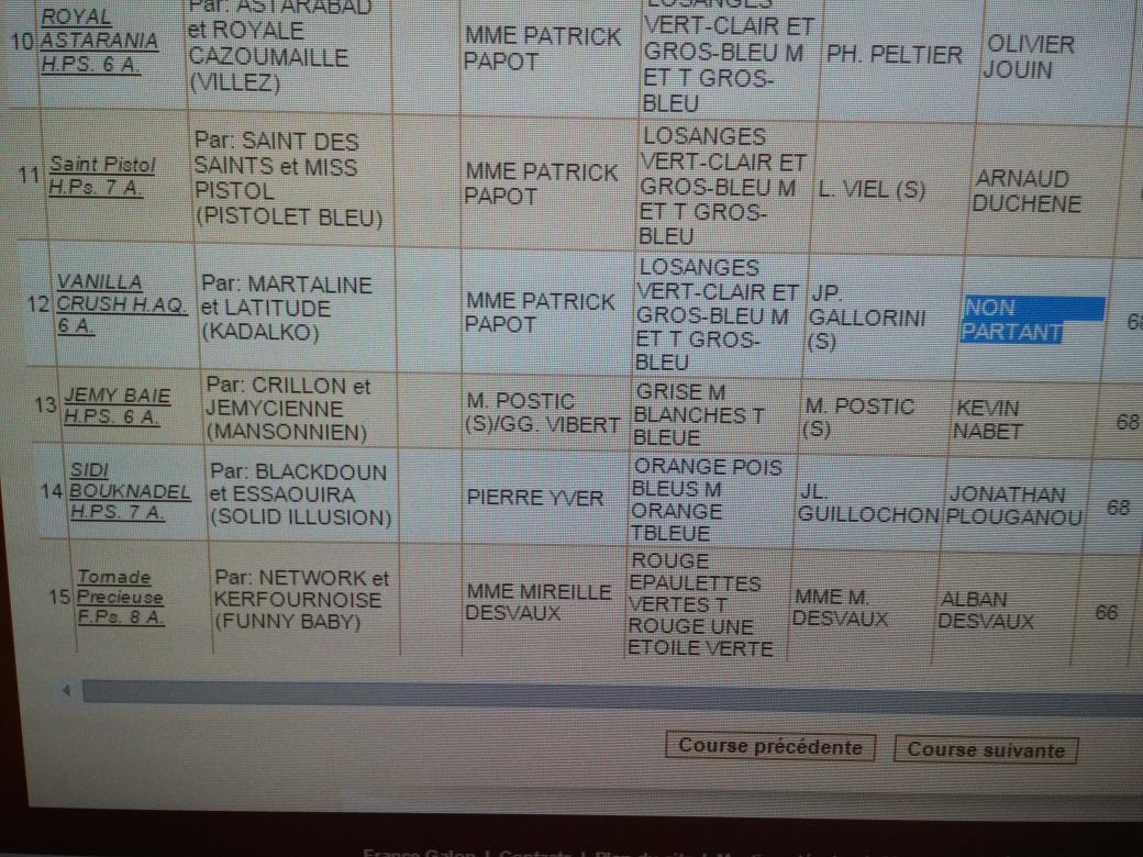 Turfcom_news's tweet photo. #Obstacle #Vanillacrush non-partant dans le #GSCP2015. Il s'est donné un coup à un tendon. Source : @Equidia_Live http://t.co/mEZtcampyP