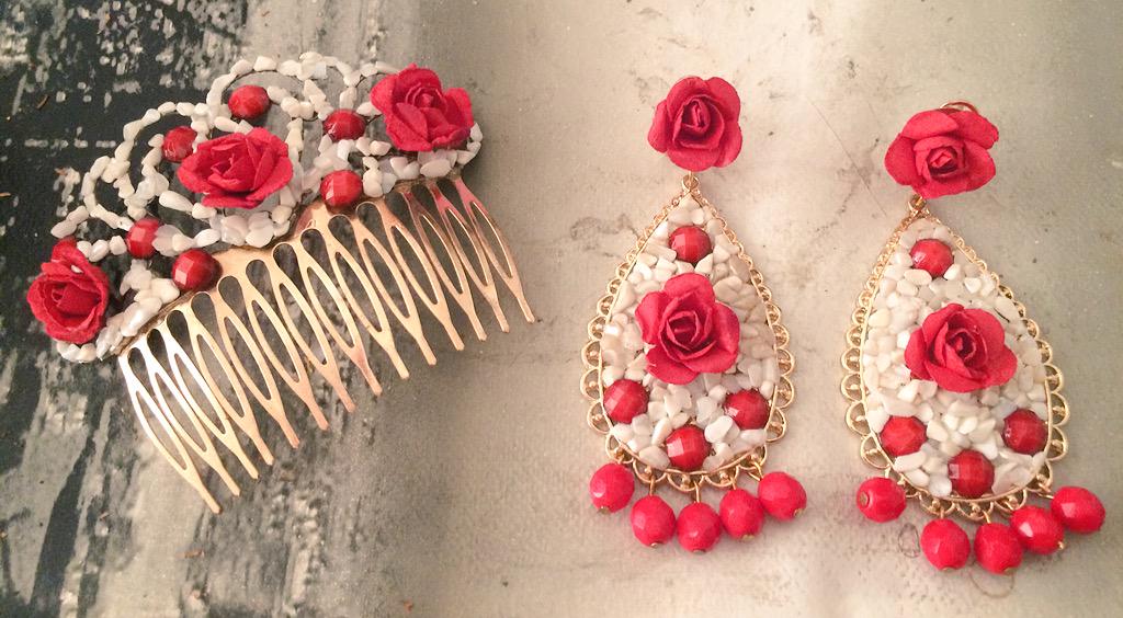 Otro encargo terminado... El conjunto de Lola va en camino!!!! Gracias por confiar en mi y a disfrutar de la feria!!