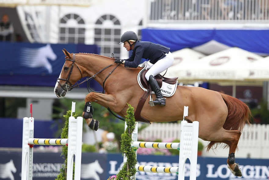 GCT_events's tweet photo. Meredith Michaels-Beerbaum on Atlanta 541 yesterday at #LGCTHamburg 
#JumpGlobal
Ph Stefano Grasso/LGCT http://t.co/xUIoc5SPuW