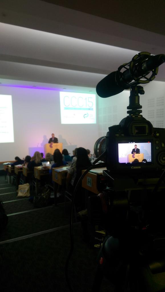 Shooting the annual #CCC15 conference today at the Cavendish Mews in London