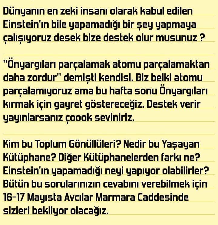 kedidenbozma's tweet photo. https://t.co/bS4BOl6lkw Yaşayan Kütüphane MODA TOG kapılarını yarın 12de sizler için açıyor!! http://t.co/M0jKstAu4C
