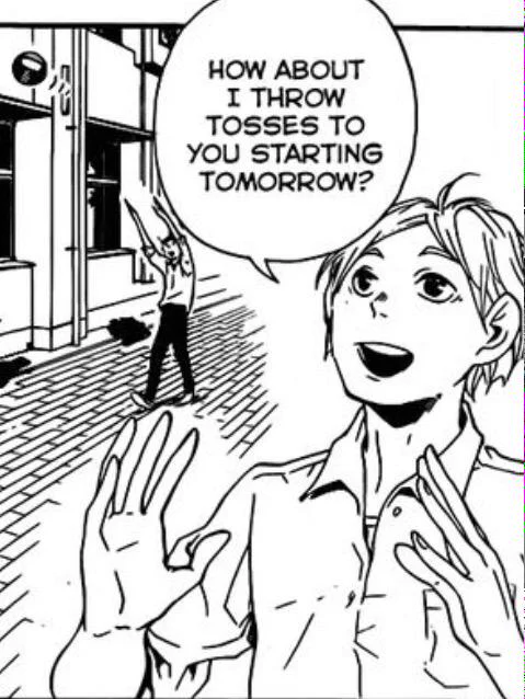SUGAWARA IS SO BEAUTIFUL EVEN AT THE BEGINNING OF THE MANGA HES SO BEAUTIFUL 