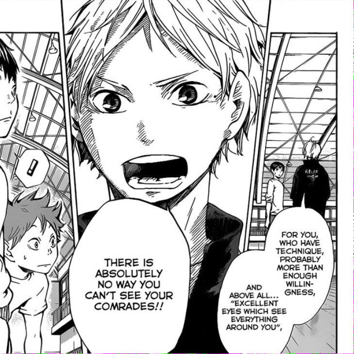 SUGAWARA IS SO BEAUTIFUL EVEN AT THE BEGINNING OF THE MANGA HES SO BEAUTIFUL