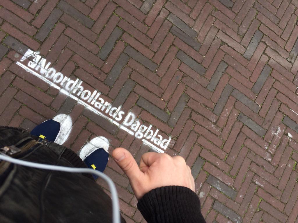 AcRowntree's tweet photo. @nhdagblad Groetjes uit Alkmaar! http://t.co/JJV5FFzugN