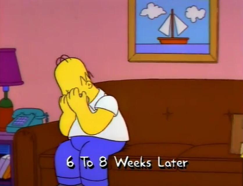 simpsons_react's tweet photo. when your fave character dies on tv and you're still not over it http://t.co/yVg0oHDSHC