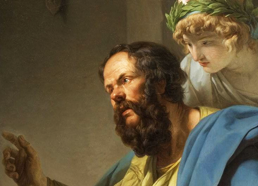 Portrait de Socrate bit.ly/1EKaqoc <a href="/ActuBnF/">ActuBnF</a> L’art de l’ironie… socratique