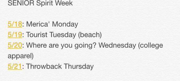 EAST_HAWKS's tweet photo. Senior Spirit Week next week.....last chance for the Class of 2015 to show their #eastsidepride before Graduation! http://t.co/w63eCwtELb