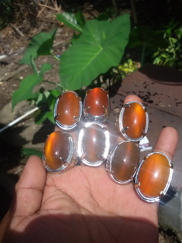 an_yul's tweet photo. Ready lg Raflesia cateye giwang, dim 29mm...1500k semua gk pake tawar..minat 54d30bd2 http://t.co/j2XUUC8gJy