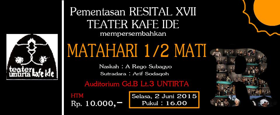 Tiket Resital XVII..