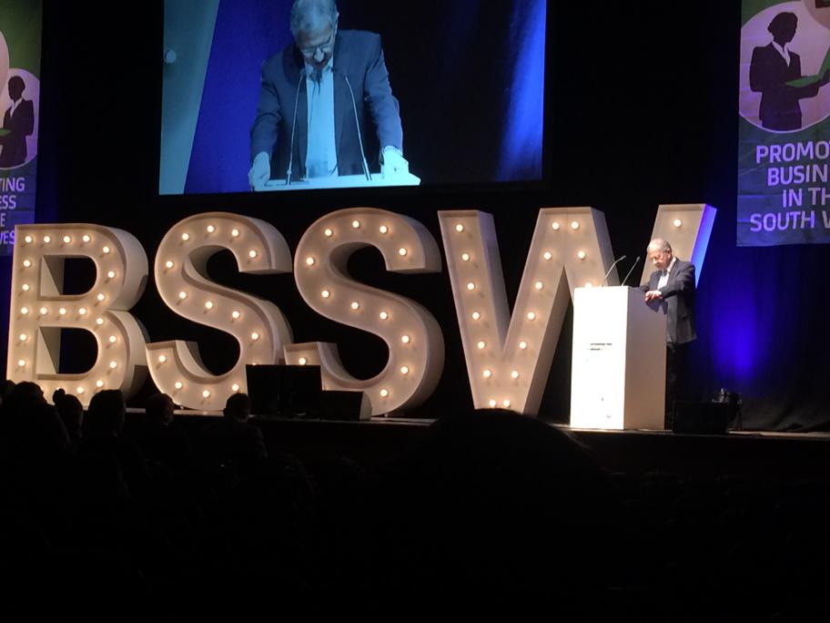 BSSW2019's tweet photo. THE Gerald Ratner on stage now at #bssw2015 http://t.co/eEEY09JpCK