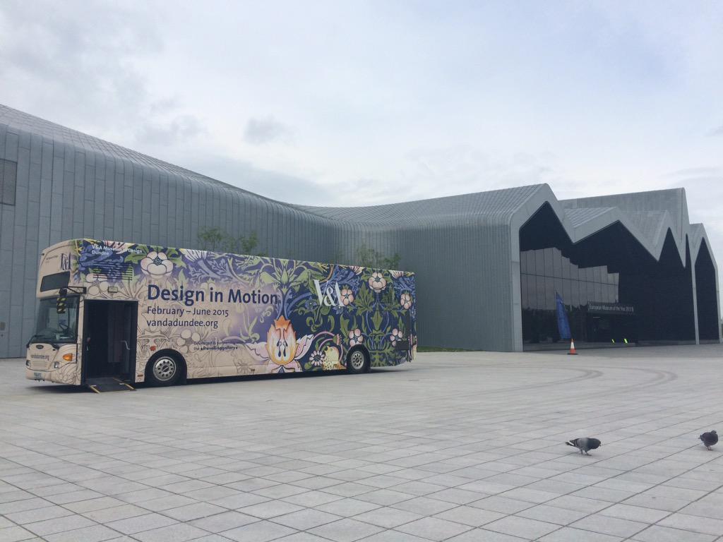 mariakoutouz1's tweet image. #DesignInMotion@ARTinaBUS reaches @riversidemuseum Glasgow 10-5pm today. See you there!@PostcodeLottery @HLFScotland