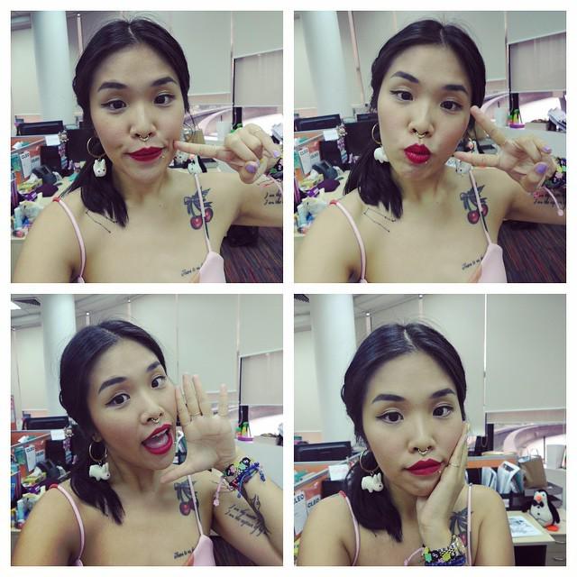 xphyxiate's tweet image. Outtakes from a selfie poses story. 1, 2, 5 and The Toothache. #selfie #boliao #actcute ift.tt/1ROgS7P