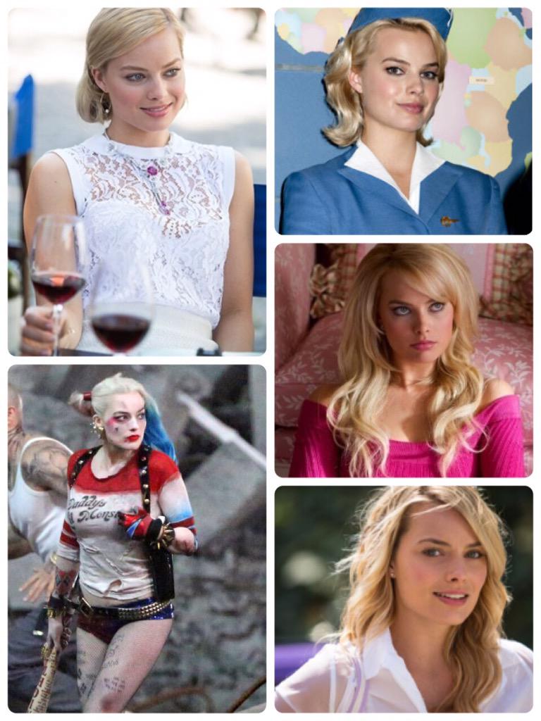 マーゴット・ロビー 祭り。右は「パンナム」「ウルフ・オブ・ウォールストリート 」「アバウトタイム」。左は「フォーカス」「スーサイド・スクワッド」のハーレイ・クイーン…えっ！？