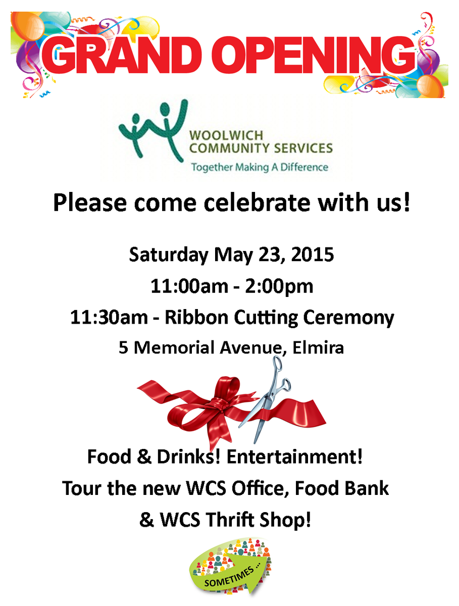 Woolwichupdates's tweet photo. @WCServices will be hosting the Grand Opening of their new building on Saturday May 23rd at 11am. http://t.co/j2WXW8ha0k