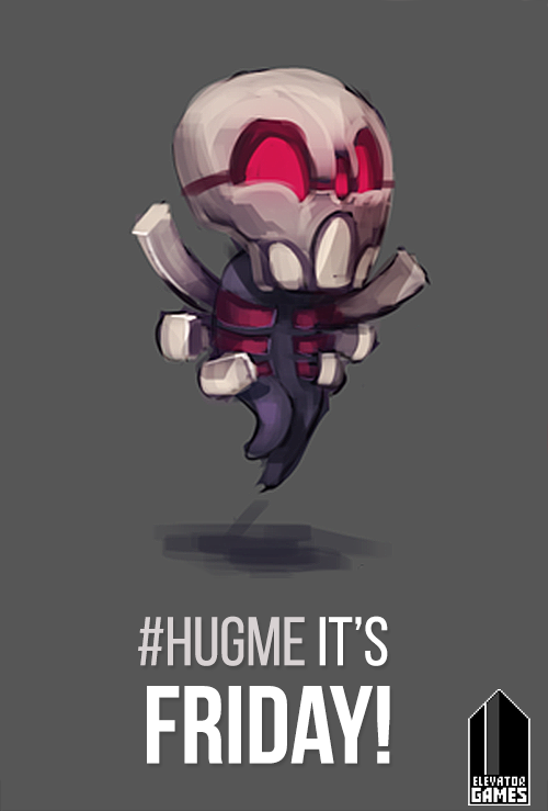Elevator_Games's tweet photo. #TGIF! Mind if I hug you with my squishy ribs? / Déjame darte “un abracito" #ConceptArt #WIP #GameDev http://t.co/VO2Gapsu0h