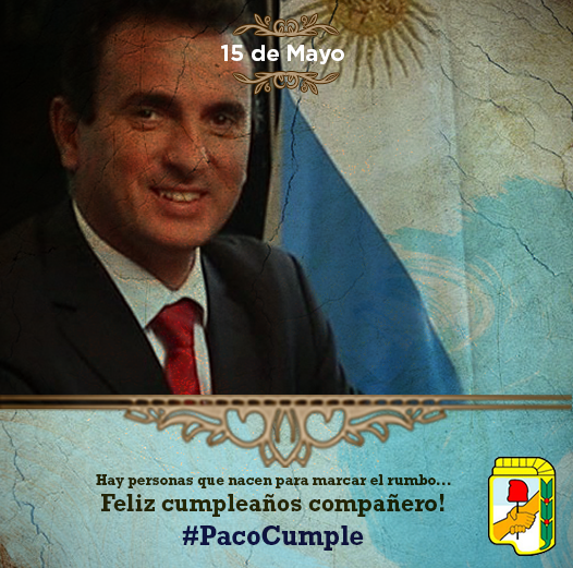 PJ_Mza's tweet photo. Hay personas que nacen para marcar el rumbo de un pueblo.
Feliz cumpleaños compañero @PacoPerezMza! #PacoCumple http://t.co/1K5m4wKOhj