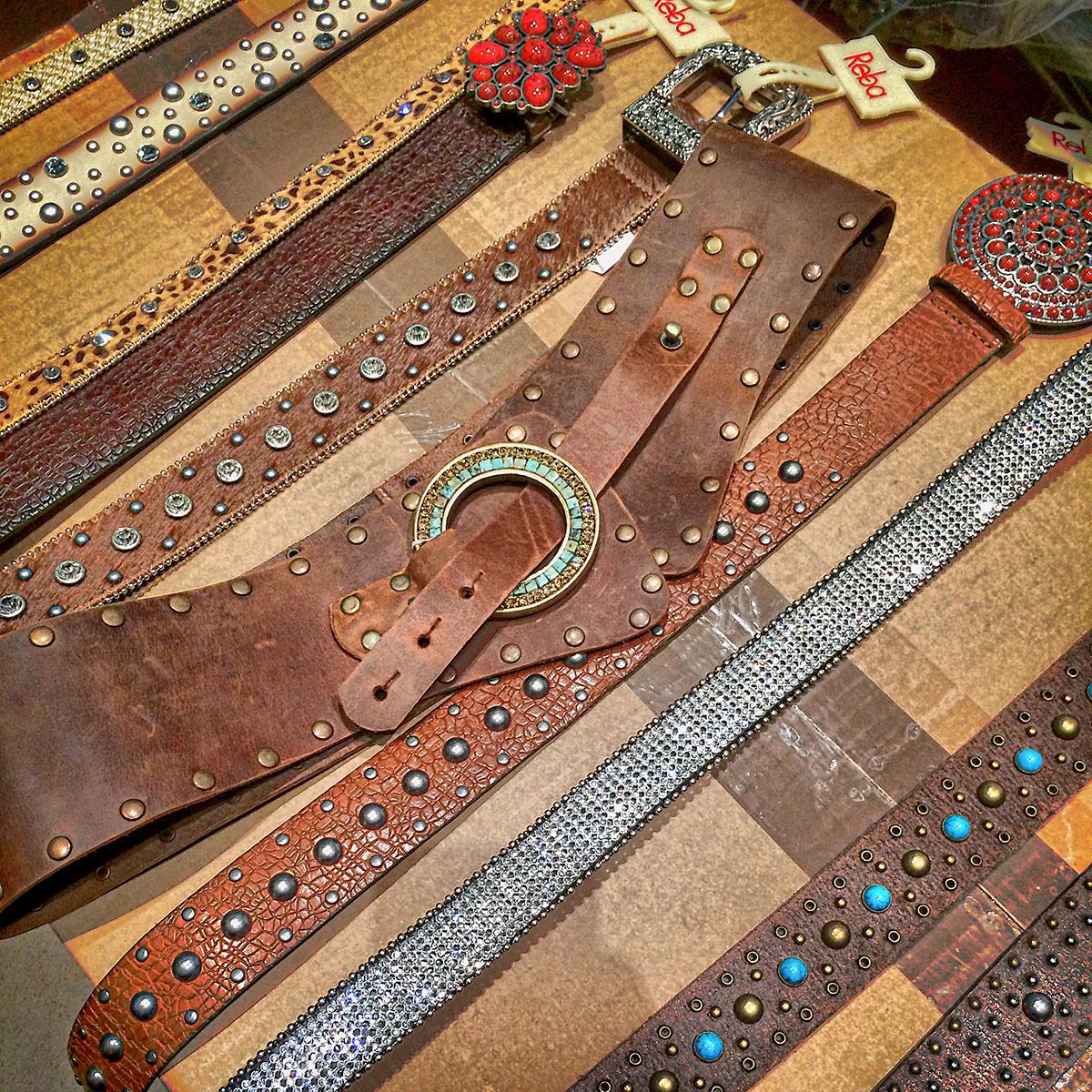 rebastyle's tweet image. Shopping at @Dillards this weekend? Pick up a new #Reba belt or scarf and get a free wallet with purchase!