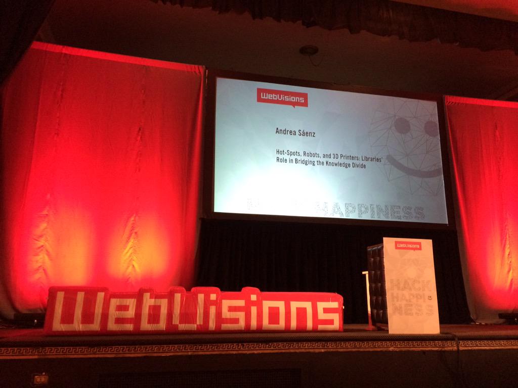 coltforty's tweet photo. Holding down the fort @webvisions this morning with @gravitatedesign #wvadobe Thanks @Adobe for being a sponsor. http://t.co/5AiG0Ithks