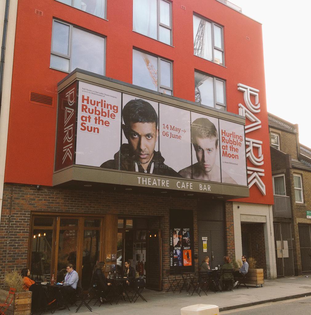 th_theatre's tweet photo. Taking a night off from Raw and in London for the press night of 'Hurling Rubble' @ParkTheatre #breaklimbs http://t.co/8gof77udXq