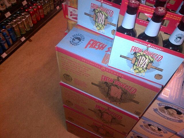 Myles49Parallel's tweet photo. @TruCraftBev @CoopWineSpirits is ready for may long! 2 bigstacks of @DeschutesBeer #yegbeer #maylongweekend #IPA http://t.co/voSt2mSHYq