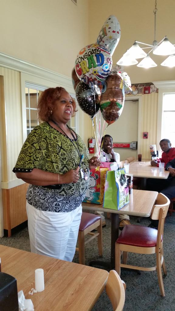 We celebrate these seniors today.  Thank you for bringing smiles to students and staff! Mrs. Gaither you rock!