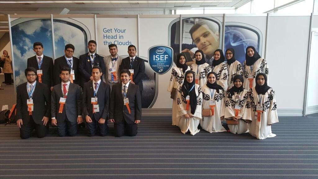 kkosayyer's tweet photo. ما شاءالله تبارك الله
فخورين جداً بشبابنا بالفريق السعودي العلمي المشارك في #IntelISEF2015 ❤️
#ISEF15SA http://t.co/lJX7v4comO