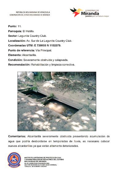 ebattistini's tweet photo. Punto #11 de vulnerabilidad alcantarilla obstruida en Avd. Sur de La Lagunita #ElHatillo #MirandaPreventiva http://t.co/8Zg7UOtr5C