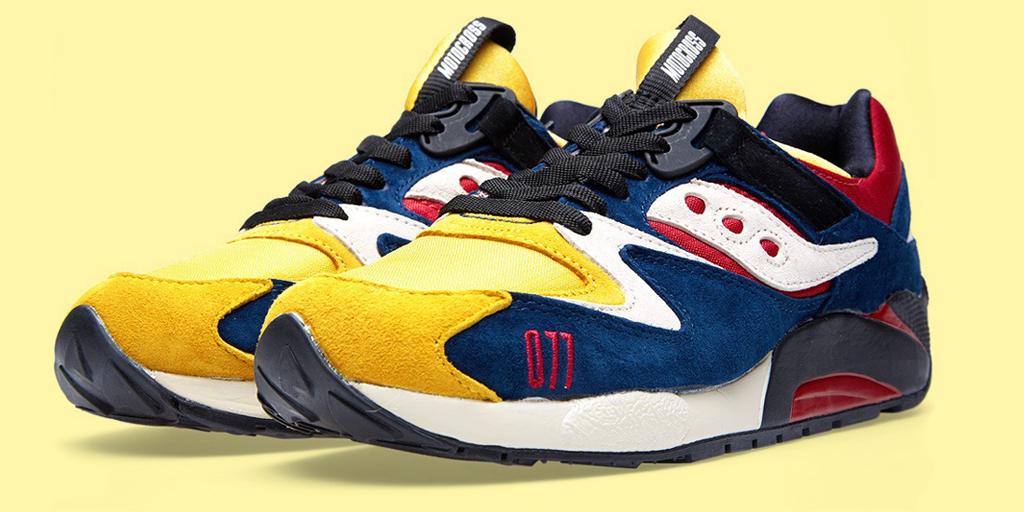endclothing's tweet photo. For your chance to win a pair of Saucony x Play Cloths Grid 9000 'Motocross' (UK9) simply follow @endclothing and RT http://t.co/AqKCsSBPK8
