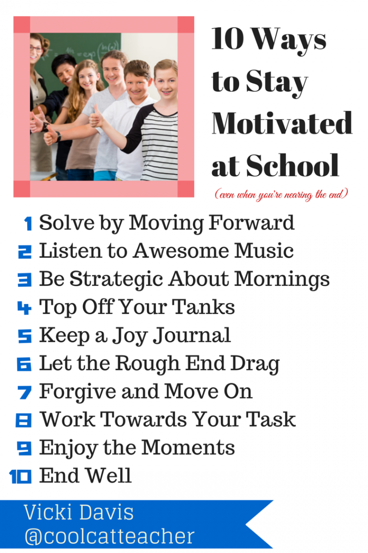 coolcatteacher's tweet photo. 10 Ways to Stay Motivated at School http://t.co/HOMGXxZPkE http://t.co/4q5CWbI2Bd