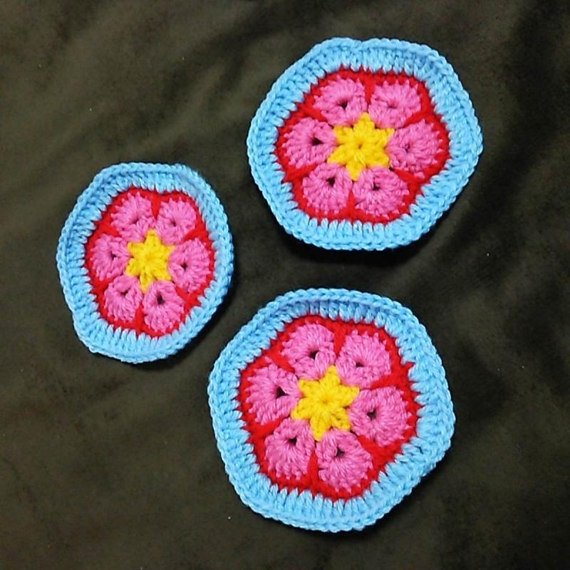 アメリカンフラワーモチーフ