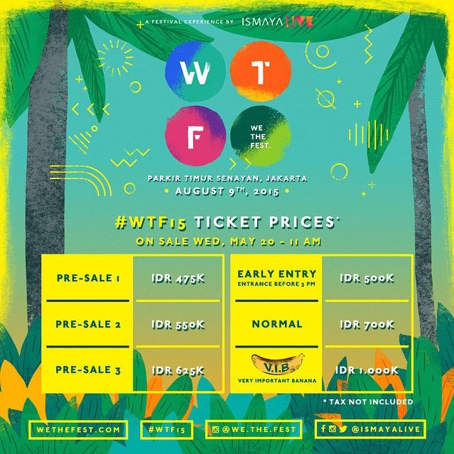MadeonID's tweet photo. Guys! Ticket untuk #WTF15 mulai dijual hari Rabu, 20 Mei jam 11 WIB #m http://t.co/X6f8ywITr0