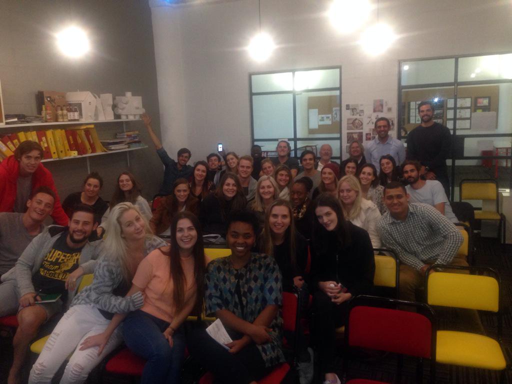 The #twitterlove continues! Super privileged to have <a href="/jafari/">Ali Jafari</a> &amp; <a href="/mattybann/">Matthew Banner</a> briefing the @rystudents. Exciting times