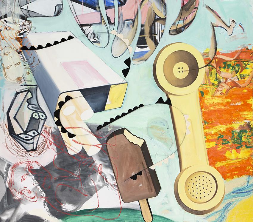 David_Salle's tweet photo. "Freak Flag" on view now at Skarstedt, Chelsea http://t.co/hPTcy4ZdF4