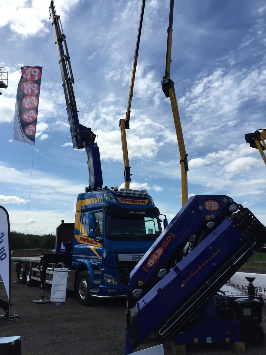 TMCcranes's tweet photo. One of our installations on the PM stand at the Vertikal Days show yesterday. http://t.co/Nk8kcKr7vV