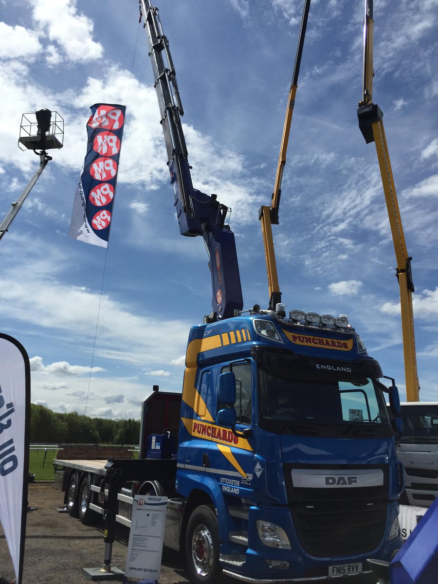 TMCcranes's tweet photo. One of our installations on the PM stand at the Vertikal Days show yesterday. http://t.co/Nk8kcKr7vV