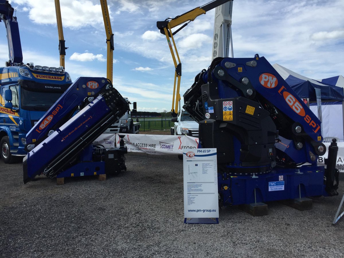 TMCcranes's tweet photo. One of our installations on the PM stand at the Vertikal Days show yesterday. http://t.co/Nk8kcKr7vV