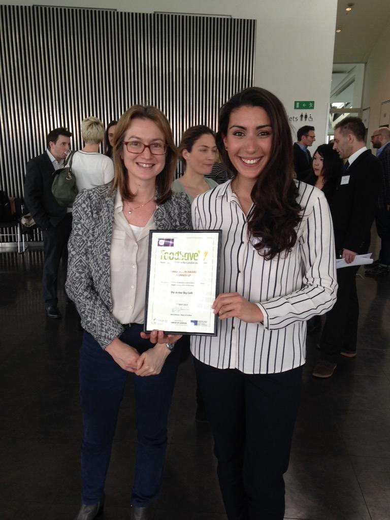 FoodCycleCafe's tweet photo. Great day @FoodSaveLondon awards! We won the prize for Best Recipe and are runners up for the Innovation award :) http://t.co/qVDORe5x9B